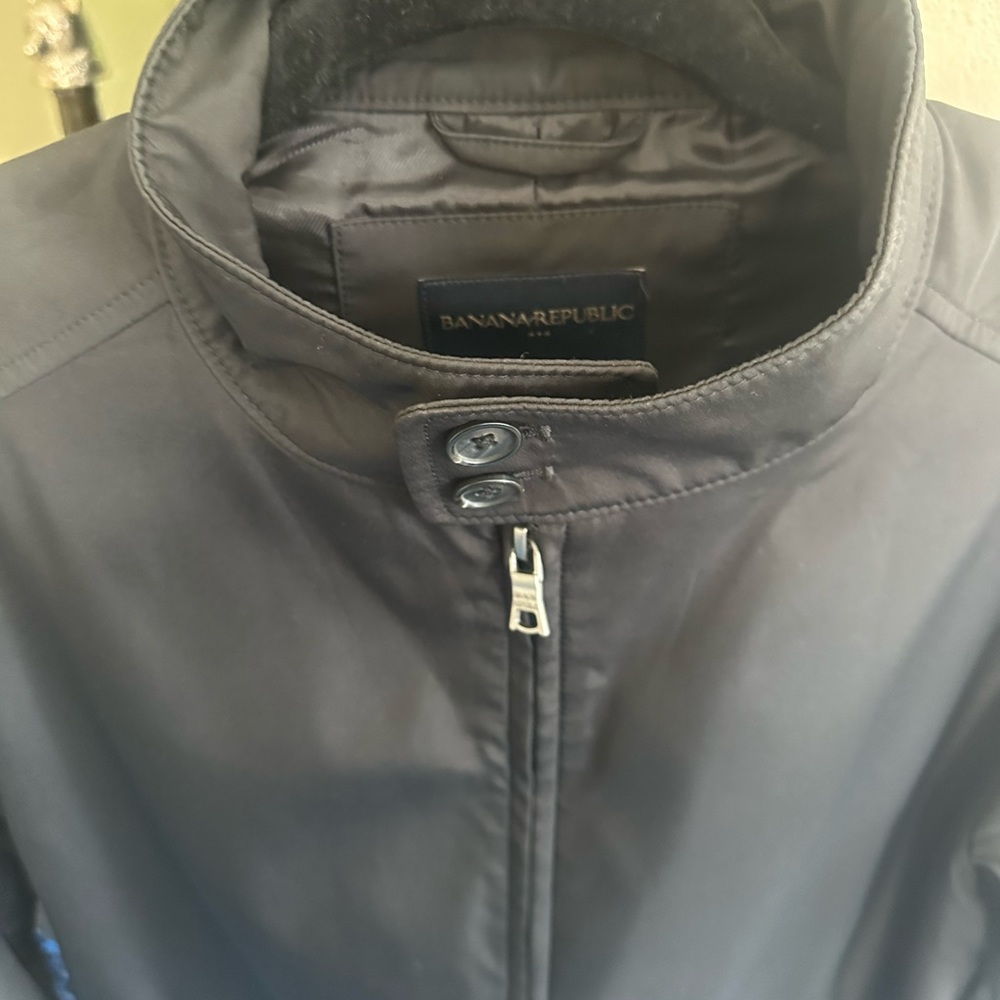 Banana Republic black lightweight jacket (M) - Picture 2 of 8